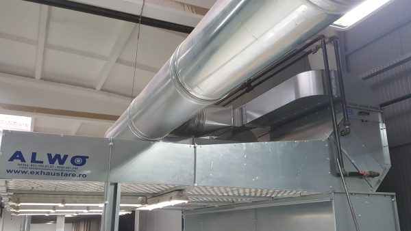 ALWO industrial painting and surface finishing line – view 1