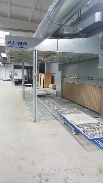 Complete industrial finishing line – view 6