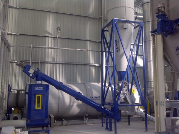 Industrial vertical cyclone installation – view 5