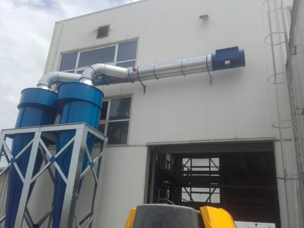 ALWO vertical cyclone separator – view 6