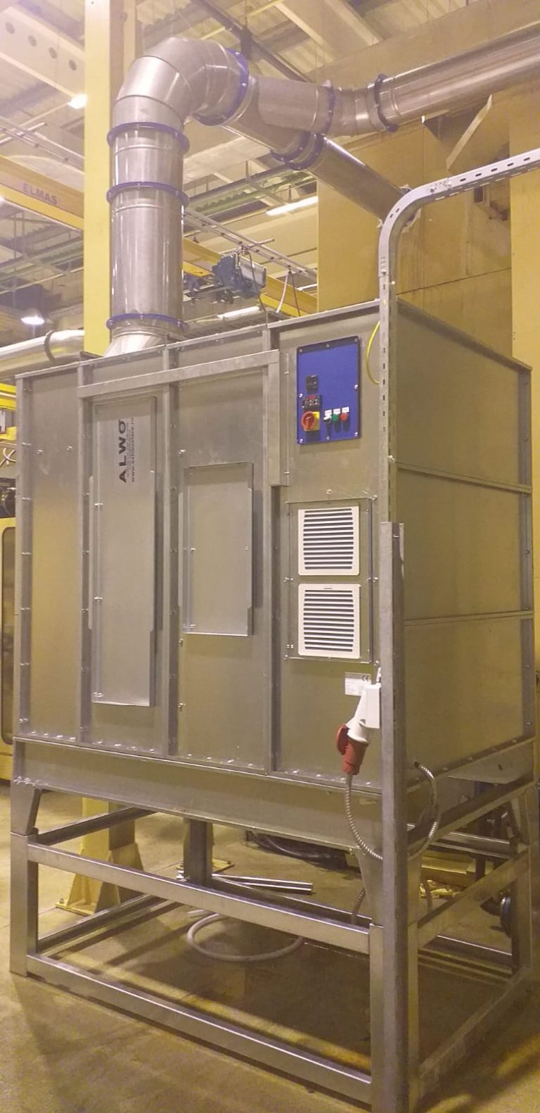 ALWO NO MIST installation with front maintenance access