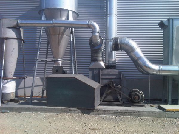 ALWO C cyclone installed upstream of filtration equipment