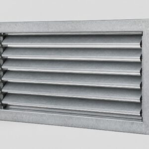 Grilă de ventilație din tablă zincată cu lamele reglabile